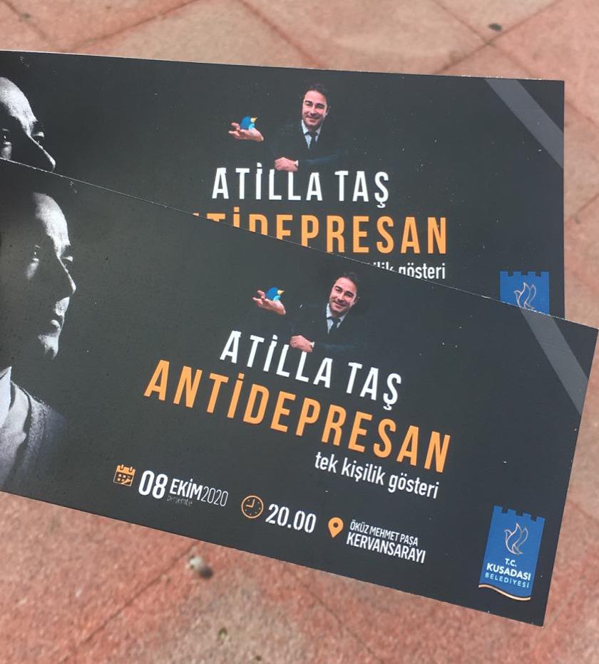 Atilla Taş'ın tek kişilik oyunu iptal edilince; CHP de Kuşadası belediyesi de nasibine düşeni aldı!