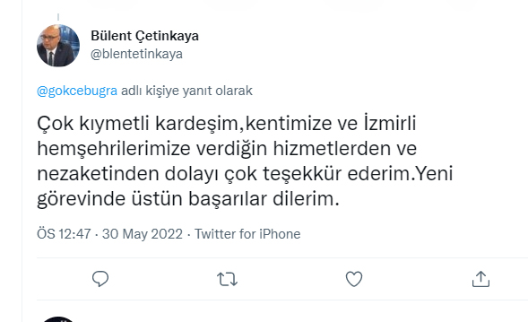 Buğra Gökçe'den Soyer'e veda ziyareti