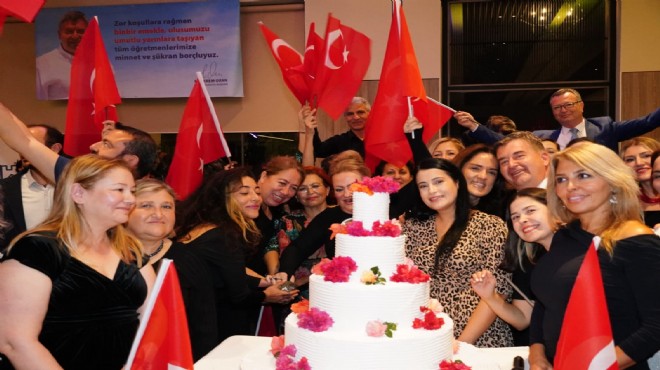 Çeşme'de öğretmenlere özel yemek