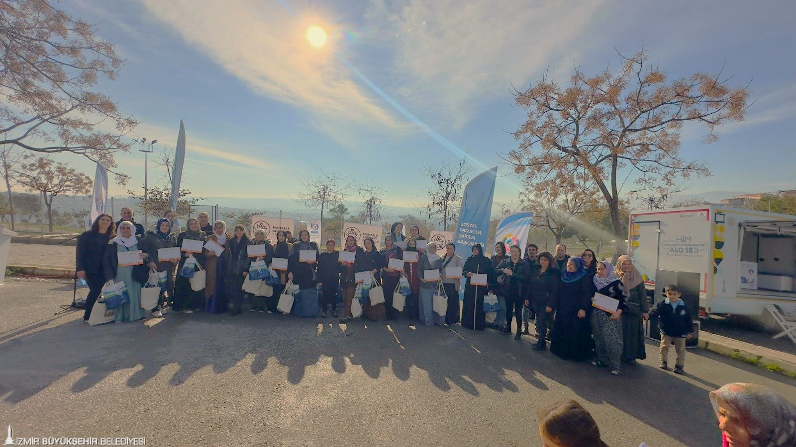 Mahalle Bostanları'nda sertifika heyecanı!