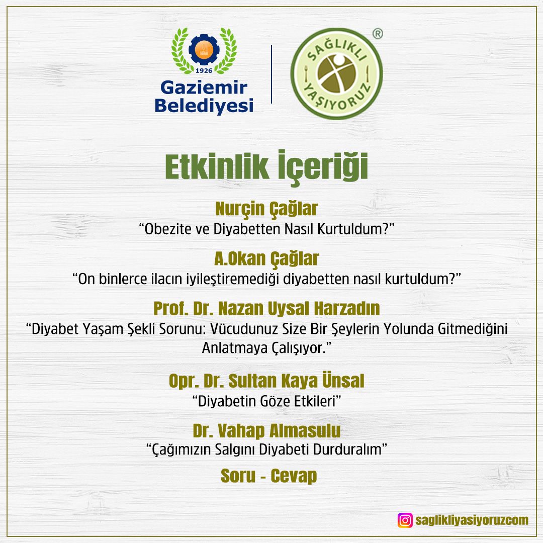 Gaziemir’de diyabet ve obezite hastalığı işlenecek