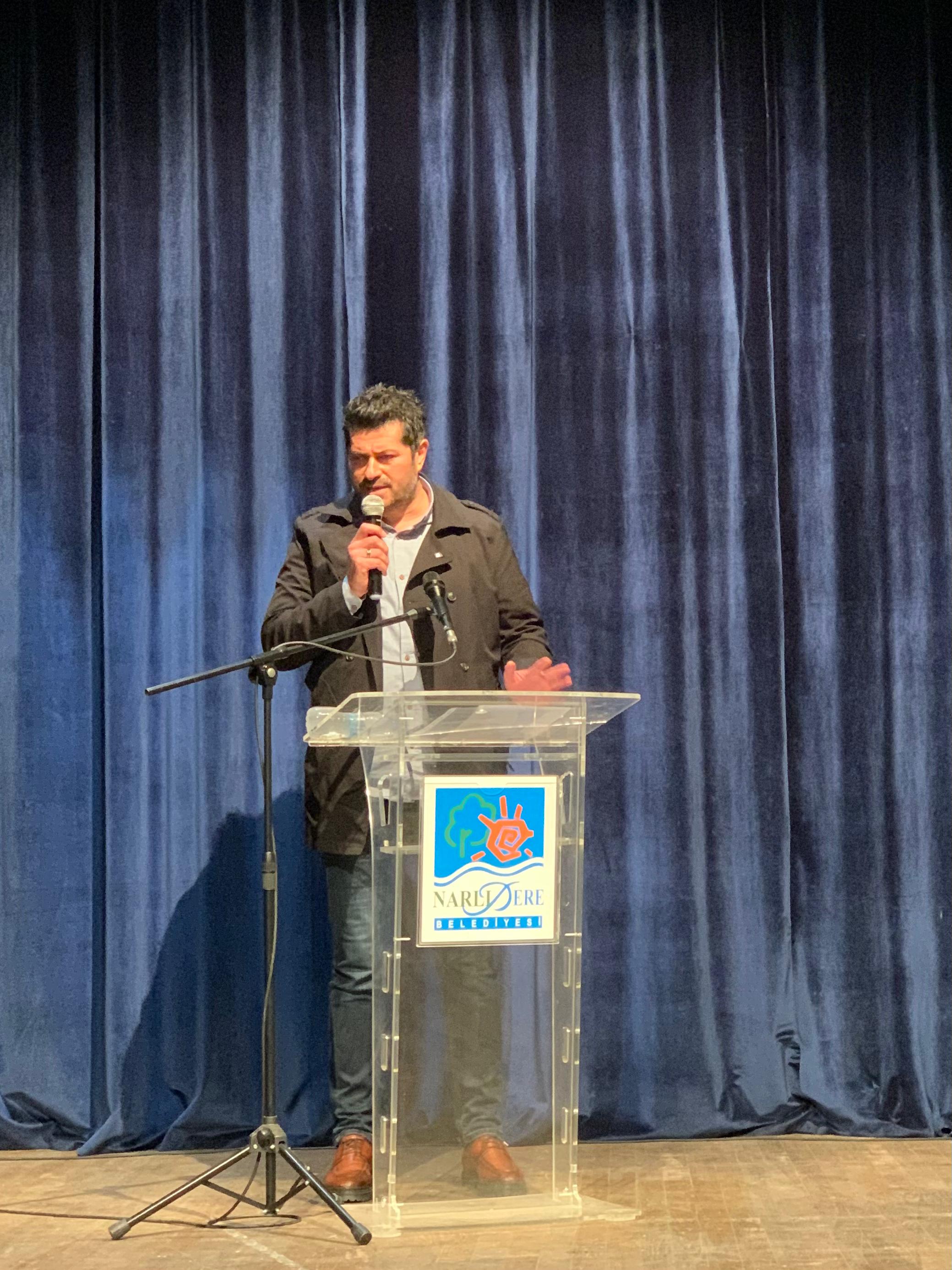 Narlıdere bağımsız belediye başkan adayı Metin Yıldırım İzmir Mahalleler Birliği tarafından düzenlenen kentsel dönüşüm toplantısına katılım sağladı.