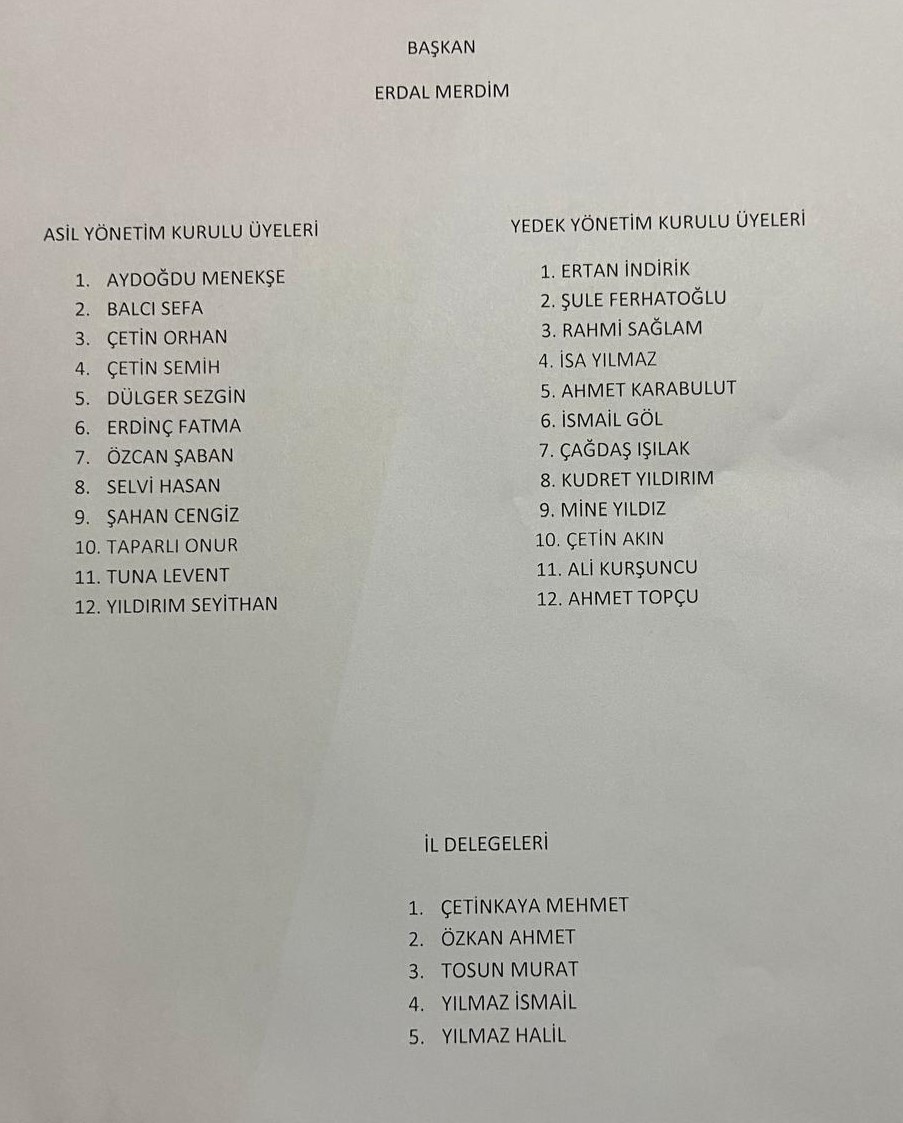 CHP Kınık'ta Merdim tek aday