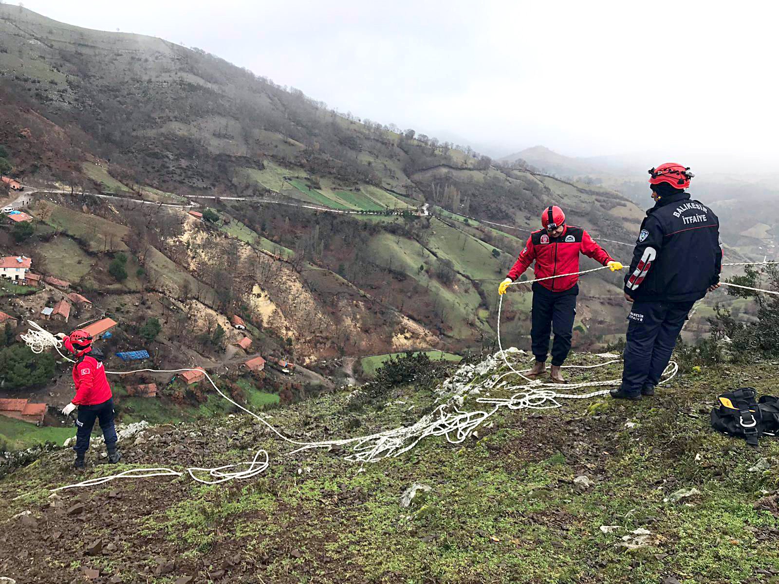 Nefes kesen keçi kurtarma operasyonu