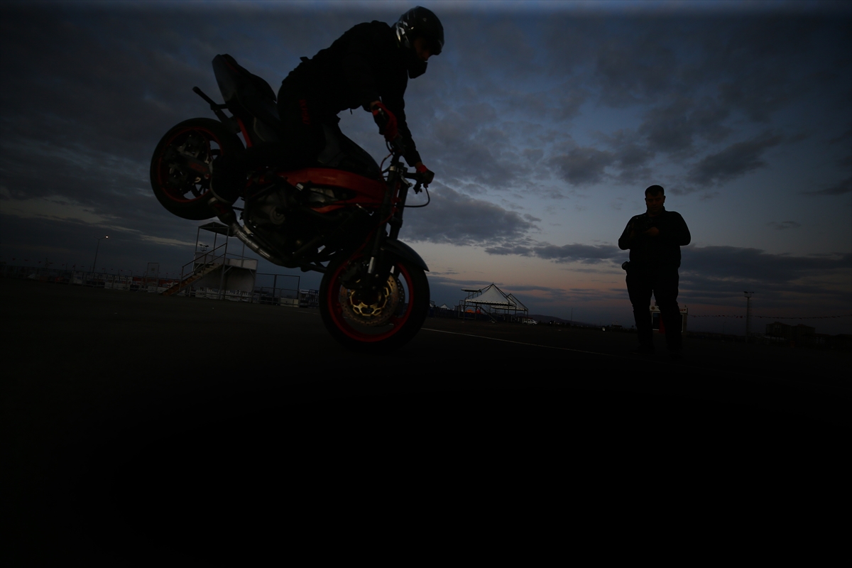 Avrupa Motosiklet Akrobasi Şampiyonası'nda final heyecanı