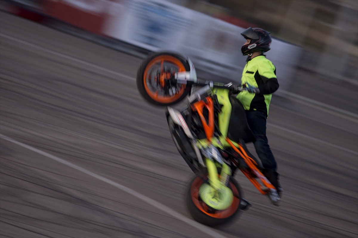 Avrupa Motosiklet Akrobasi Şampiyonası'nda final heyecanı