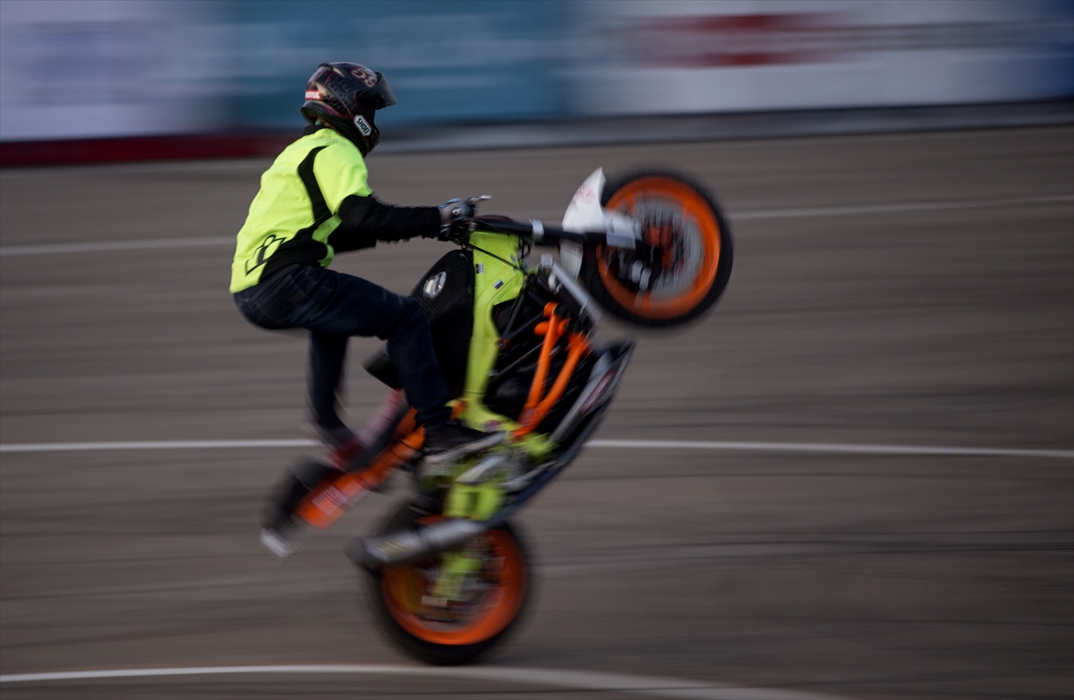 Avrupa Motosiklet Akrobasi Şampiyonası'nda final heyecanı