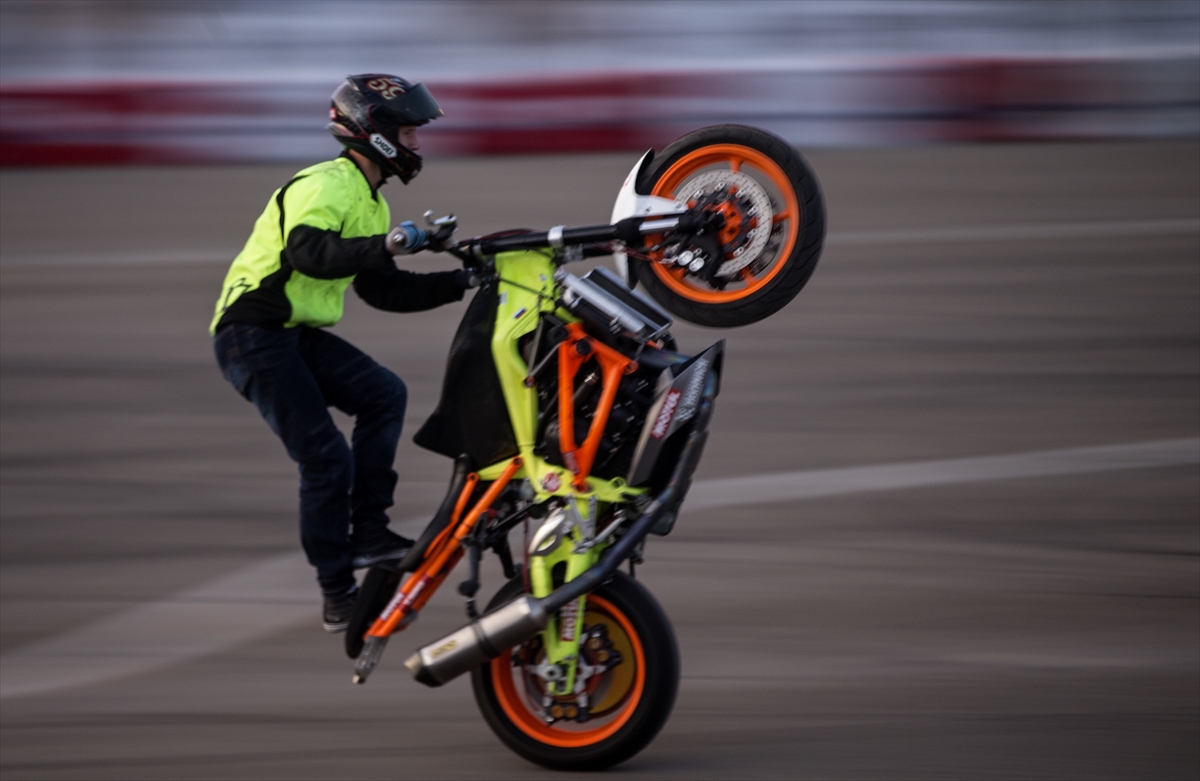 Avrupa Motosiklet Akrobasi Şampiyonası'nda final heyecanı