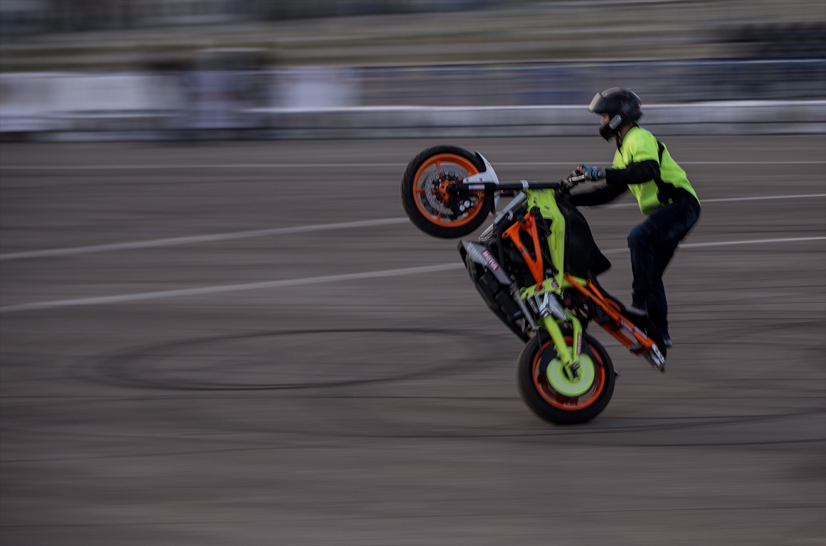 Avrupa Motosiklet Akrobasi Şampiyonası'nda final heyecanı