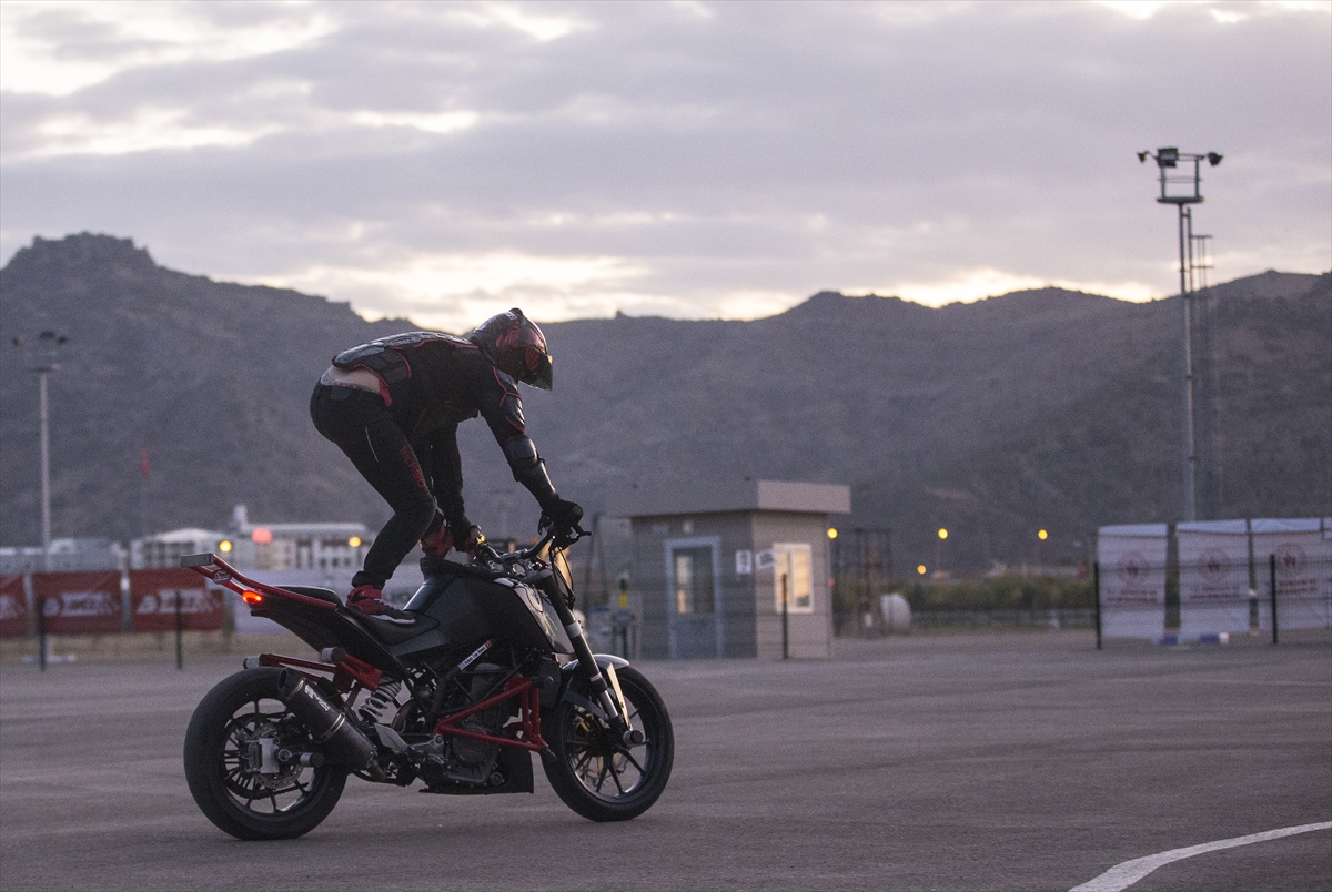 Avrupa Motosiklet Akrobasi Şampiyonası'nda final heyecanı