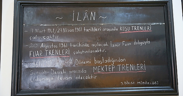 İzmir Müze ve Sanat Galerisi&#039;ndeki Demir Yolları Tarihi