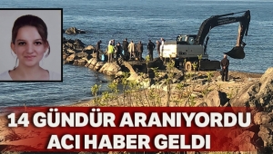 Trabzon'da 14 gündür kayıp olan genç kızın sahildeki kayalıklarda cesedi bulundu