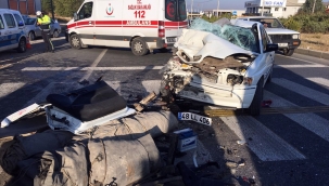 Muğla'da otomobil tıra çarptı: 1 ölü, 3 yaralı