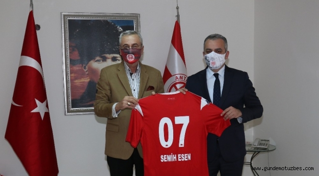 Başkanlardan Antalyaspor'a destek ziyareti