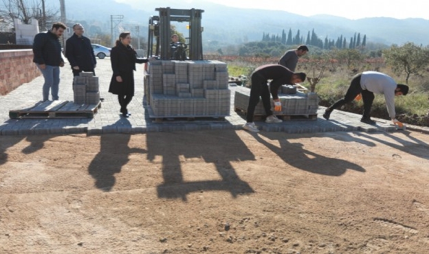 Başkan Sengel çalışmaları inceledi... Gökçealan&#039;ın çehresi değişiyor!