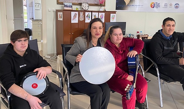 Selçuk&#039;ta engellilere ritm antrenmanı