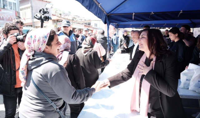 &#039;&#039; Başkan Çerçioğlu&#039;na Bozdoğan&#039;dan Sevgi Seli &#039;&#039;