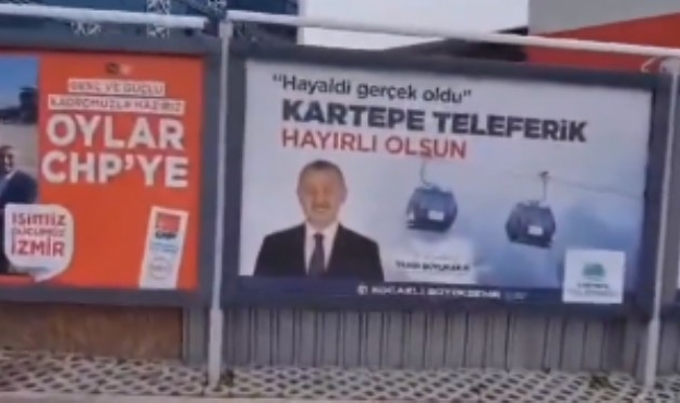 Gören şaşırdı… İzmir’de Kocaeli pankartı!