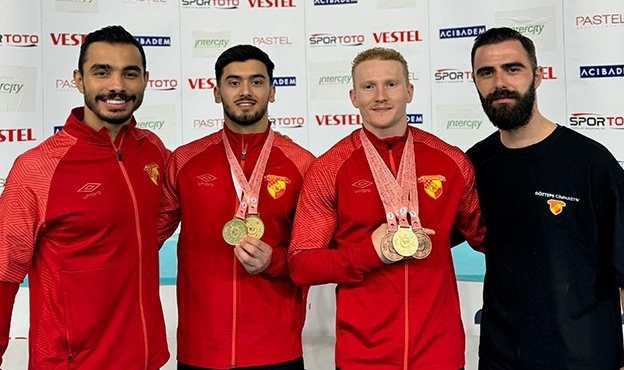 Göztepe cimnastikte altınları topladı