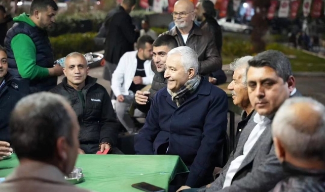 Kemalpasa Belediye Başkan Adayı Mehmet Türkmen saha çalışmalarına hız verdi..