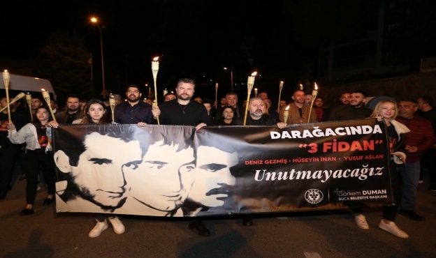 Deniz, Hüseyin ve Yusuf Buca’da anıldı