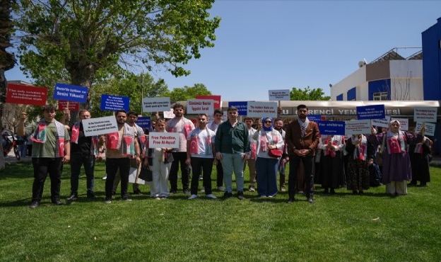 Ege Üniversitesi&#039;nde Gazze&#039;ye destek eylemi!