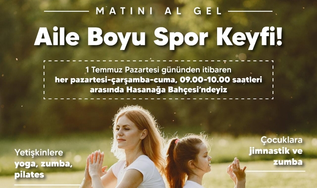 Buca&#039;da aile boyu spor keyfi başlıyor