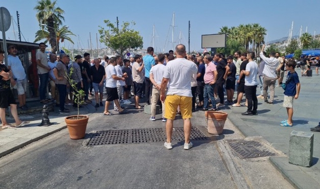 Bodrum esnafından denetim ayaklanması: Yolu kapattılar!