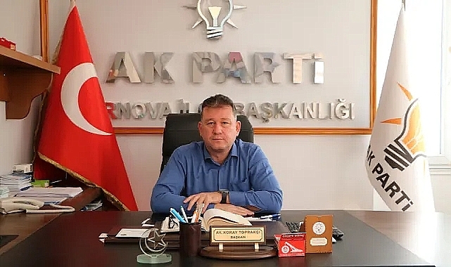 Büyük Zafer&#039;in 102. Yılına Akparti Bornova ilce Başkanı Koray Toprakçı&#039;dan Anlamlı Mesaj: