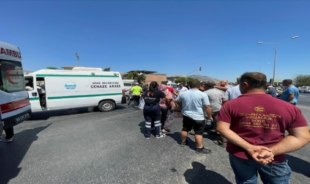 Feci kaza... Motosiklet sürücüsü can verdi!