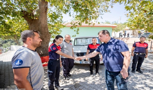İtfaiye ekipleri Yamanlar Köyü&#039;ne konuşlandırıldı