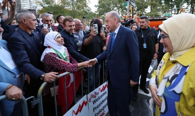 Cumhurbaşkanı Erdoğan&#039;a ABD&#039;de sevgi seli