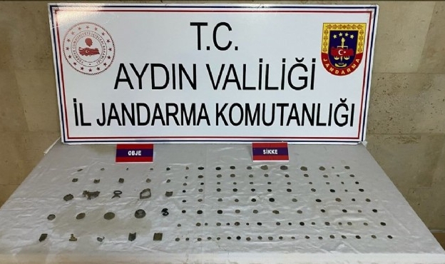 Aydın&#039;da tarihi eser kaçakçılığı: 2 gözaltı!