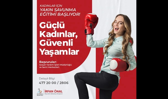 Bayraklı’da kadınlara ücretsiz yakın savunma eğitimi