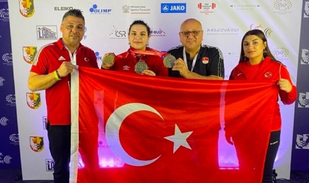 Milli kadın haltercilerden 3 altın ve 3 gümüş madalya