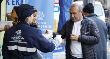 Başkan Çerçioğlu, soğuk kış günlerinde esnafların ve vatandaşların yanında