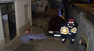 Şüpheli ölüm: Binanın önünde kanlar içinde bulundu!