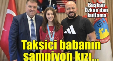 Taksici babanın şampiyon kızı... Yüzmede büyük başarı!