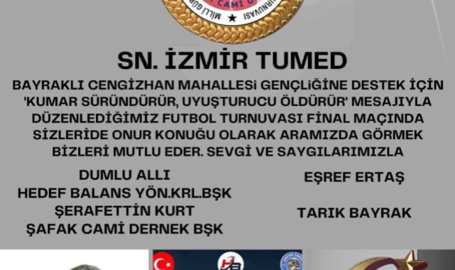 İzmir&#039;de Toplumsal Uyuşturucu ile Mücadele İçin Sporun Gücü Kullanıldı