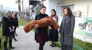 Başkan Ünsal ve anaokulu öğrencileri deprem tatbikatında!