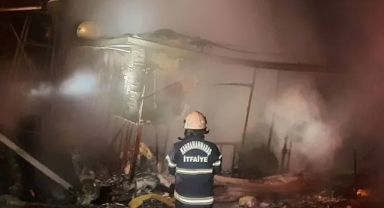 İki katlı prefabrik evde yangın: 1 kişi can verdi
