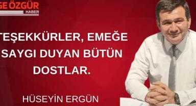 TEŞEKKÜRLER, EMEĞE SAYGI DUYAN BÜTÜN DOSTLAR.