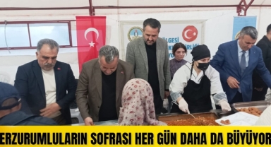 Çiğli’de Erzurumlular’ın Sofrası Her Gün Daha da Büyüyor