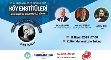 Köy Enstitüleri'nin kuruluşu Manisa'da kutlanıyor