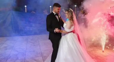 Menderes’te Yılın Düğünü! İlker Gür ve Özlem Sivri Görkemli bir törenle evlendi