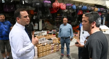 Başkan Eşki'den esnaf ziyareti
