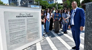 Başkan Eşki öğrencilere Kıbrıs'ı anlattı