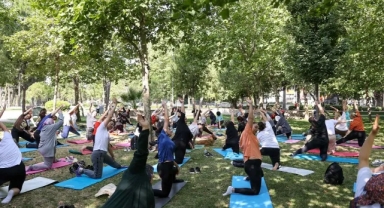 Buca’da açık havada spor keyfi