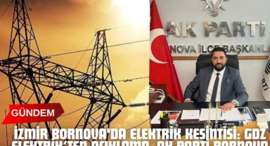 İzmir Bornova'da Elektrik Kesintisi: GDZ Elektrik’ten Açıklama, AK Parti Bornova İlçe Başkanı’ndan Destek Mesajı