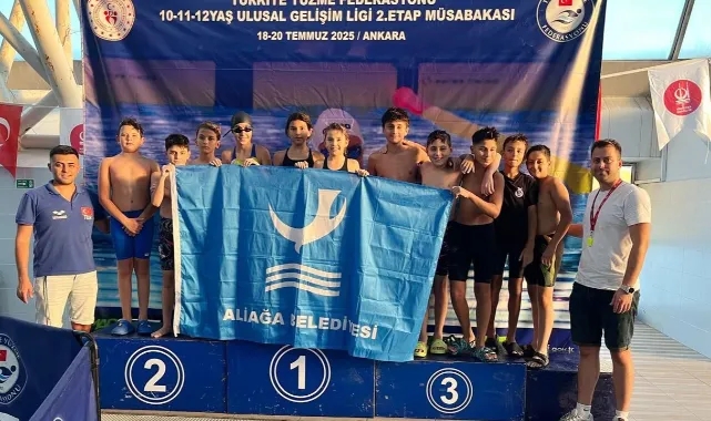 Aliağalı sporculardan yüzmede büyük başarı